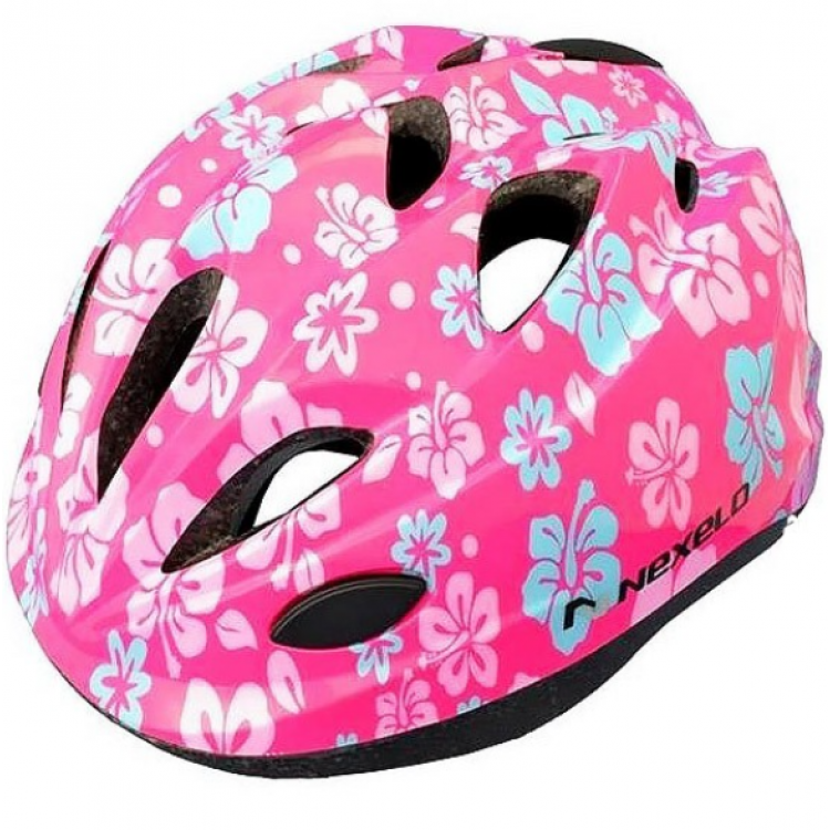Detská cyklistická prilba Nexelo Funny 48-52 cm ružová